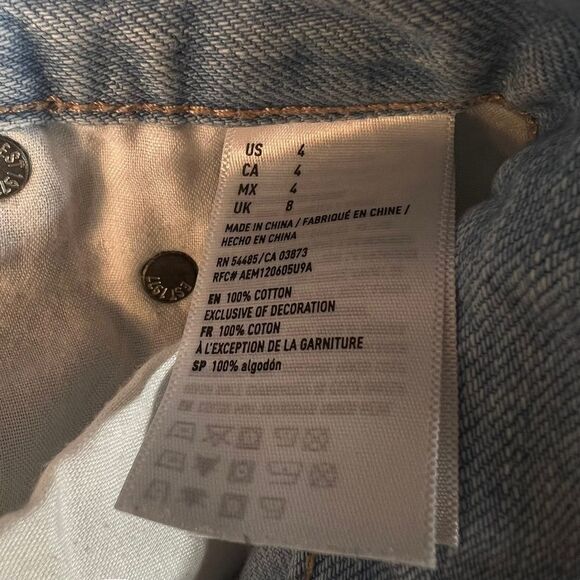 American Eagle AEO Tomgirl Shortie Button Fly Shorts Size 4 - Picture 12 of 12